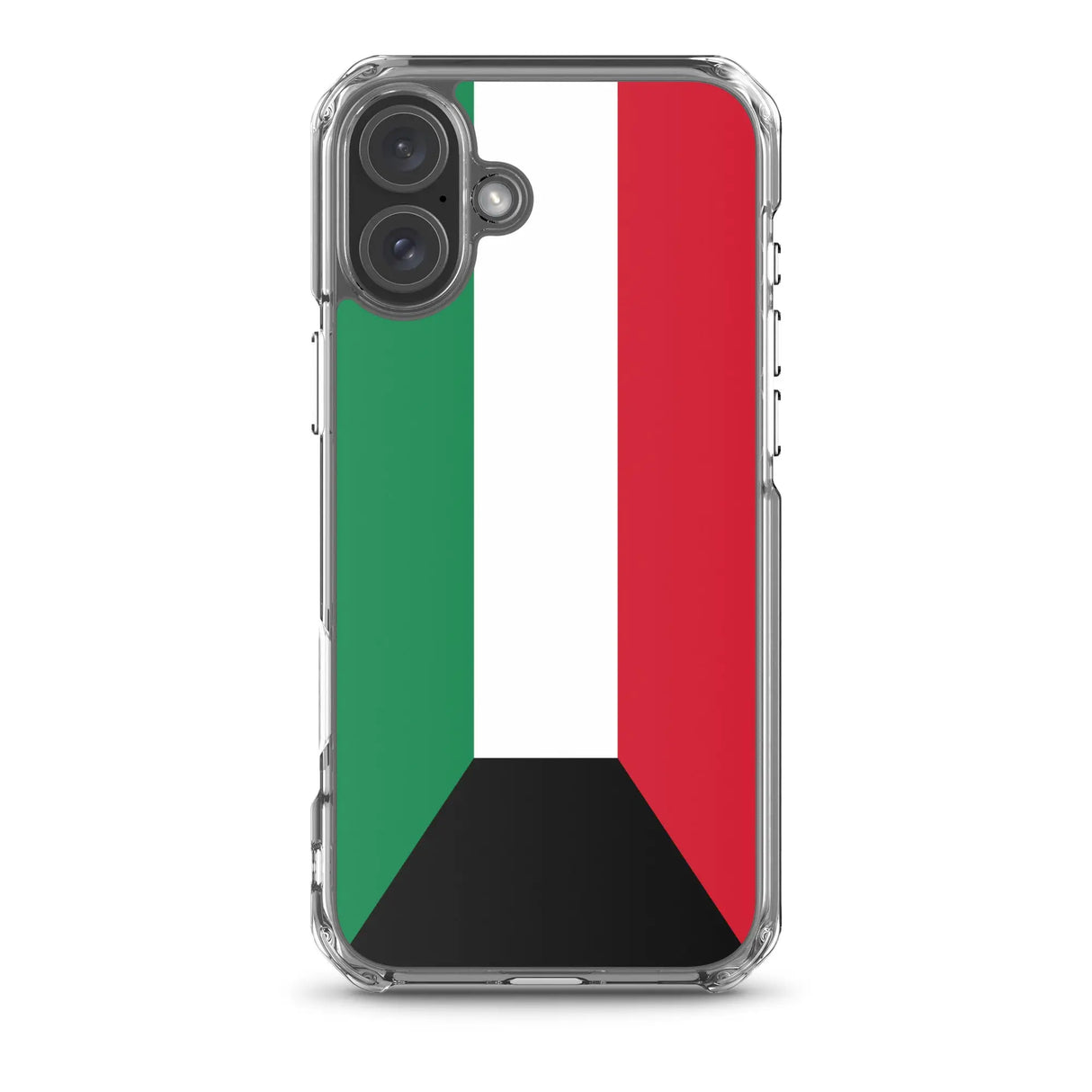 Coque iphone drapeau koweït souple antichoc transparente