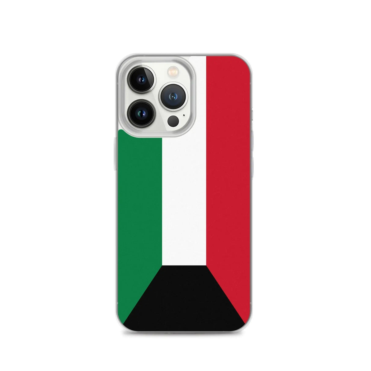 Coque iphone drapeau koweït souple antichoc transparente