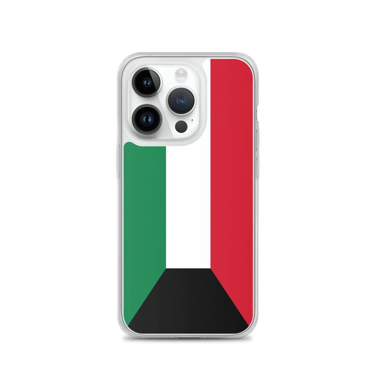 Coque iphone drapeau koweït souple antichoc transparente