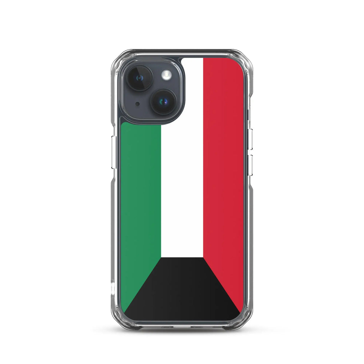 Coque iphone drapeau koweït souple antichoc transparente