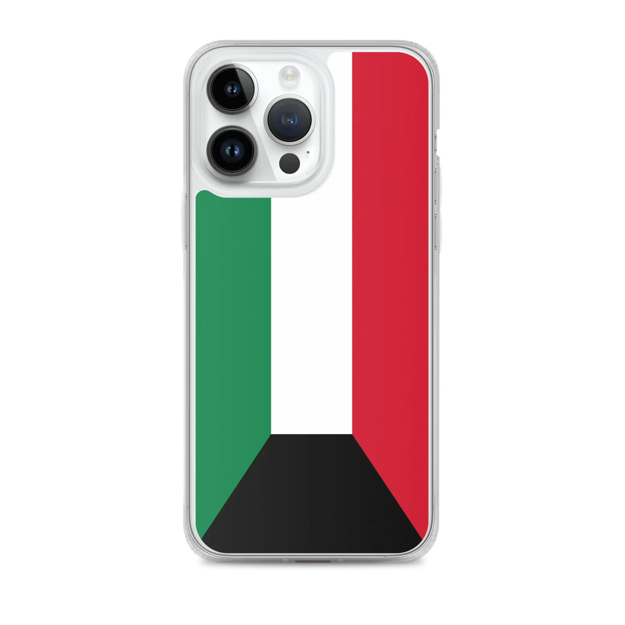 Coque iphone drapeau koweït souple antichoc transparente