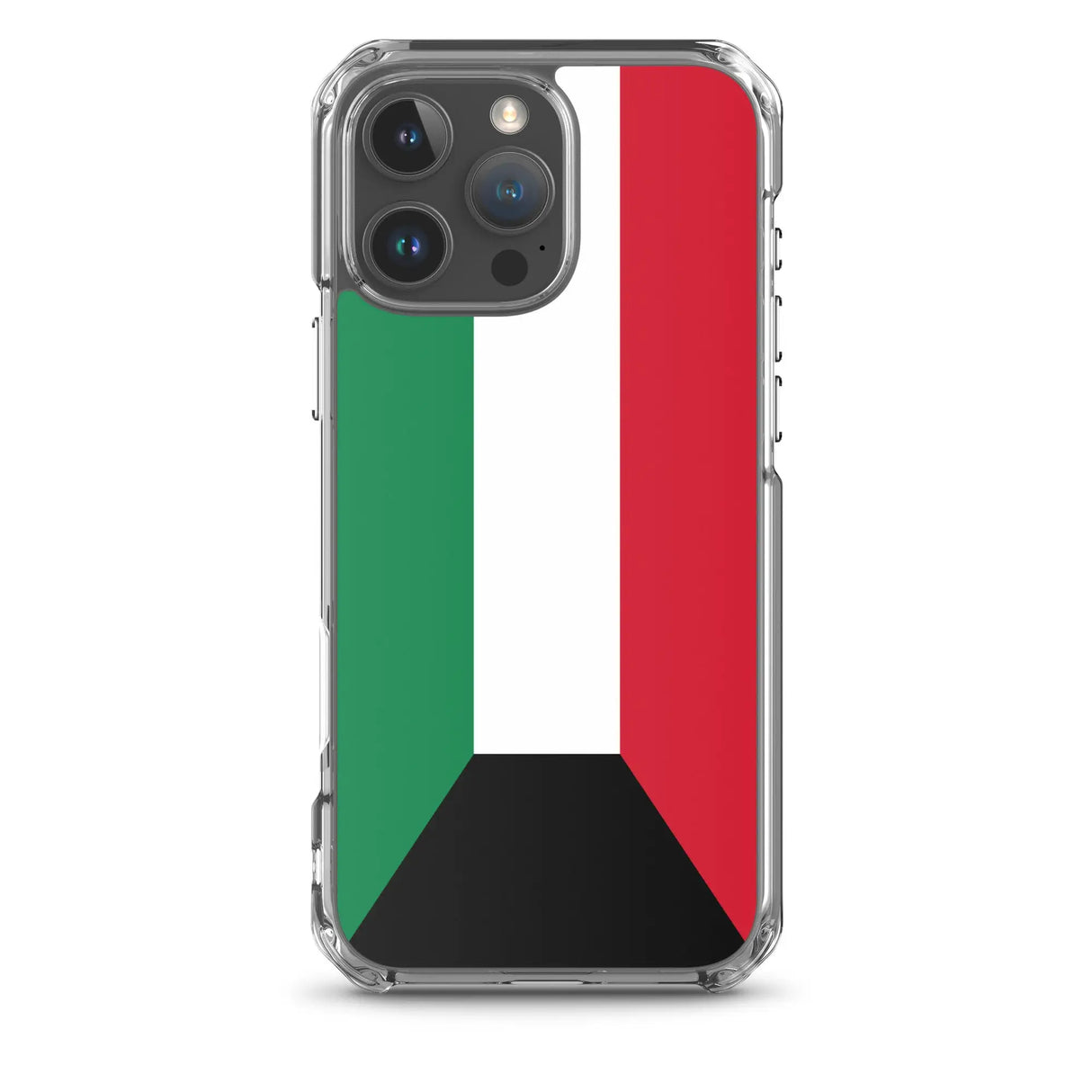 Coque iphone drapeau koweït souple antichoc transparente