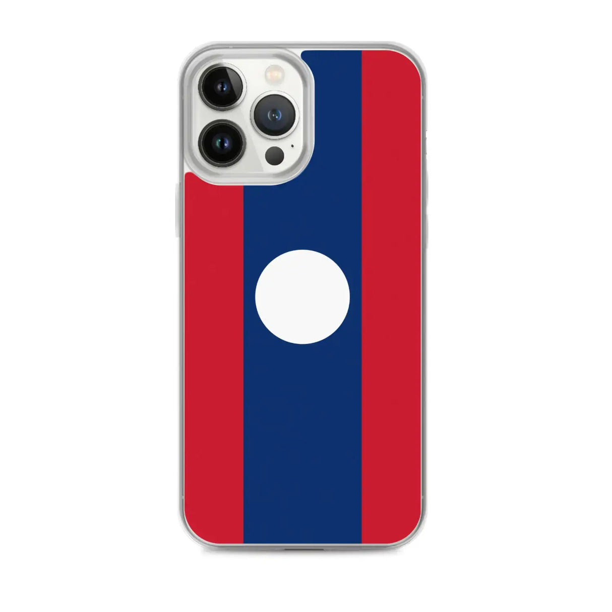 Coque iphone drapeau laos souple antichoc transparente
