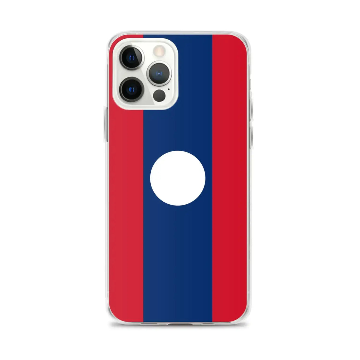 Coque iphone drapeau laos souple antichoc transparente