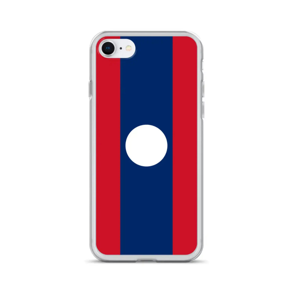 Coque iphone drapeau laos souple antichoc transparente