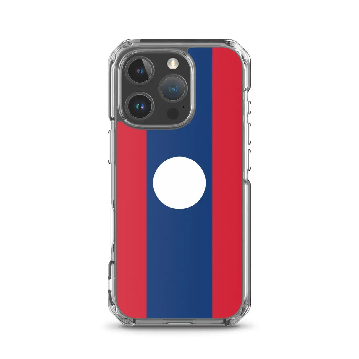 Coque iphone drapeau laos souple antichoc transparente