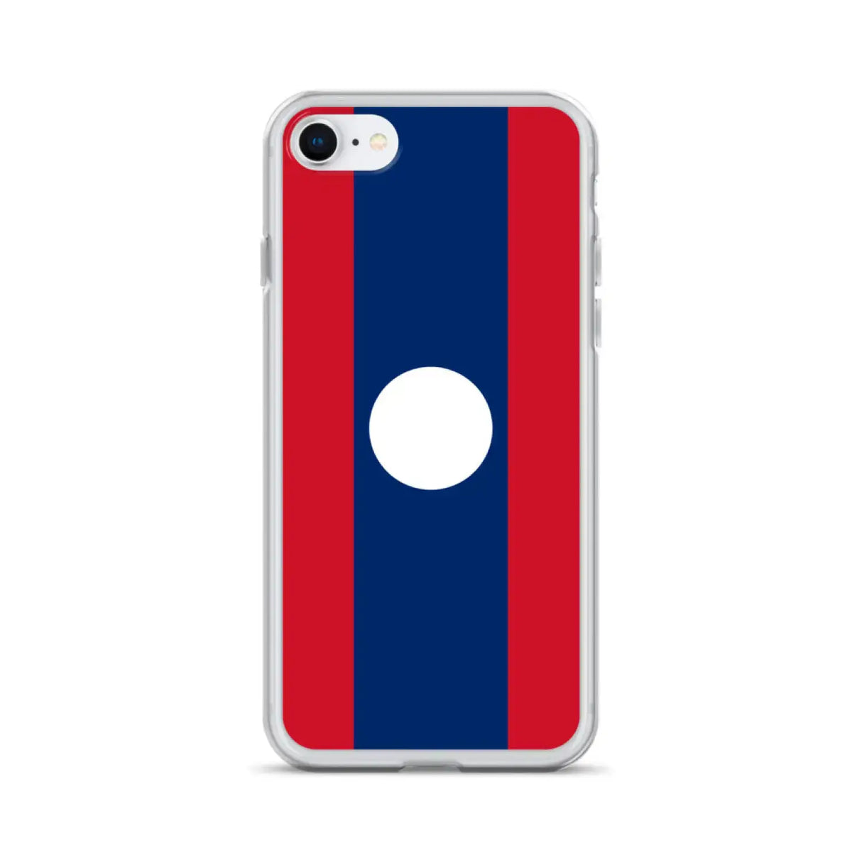 Coque iphone drapeau laos souple antichoc transparente