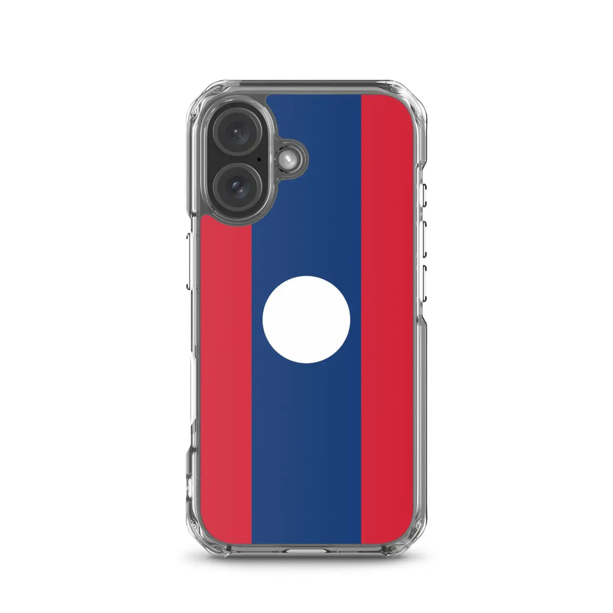 Coque iphone drapeau laos souple antichoc transparente