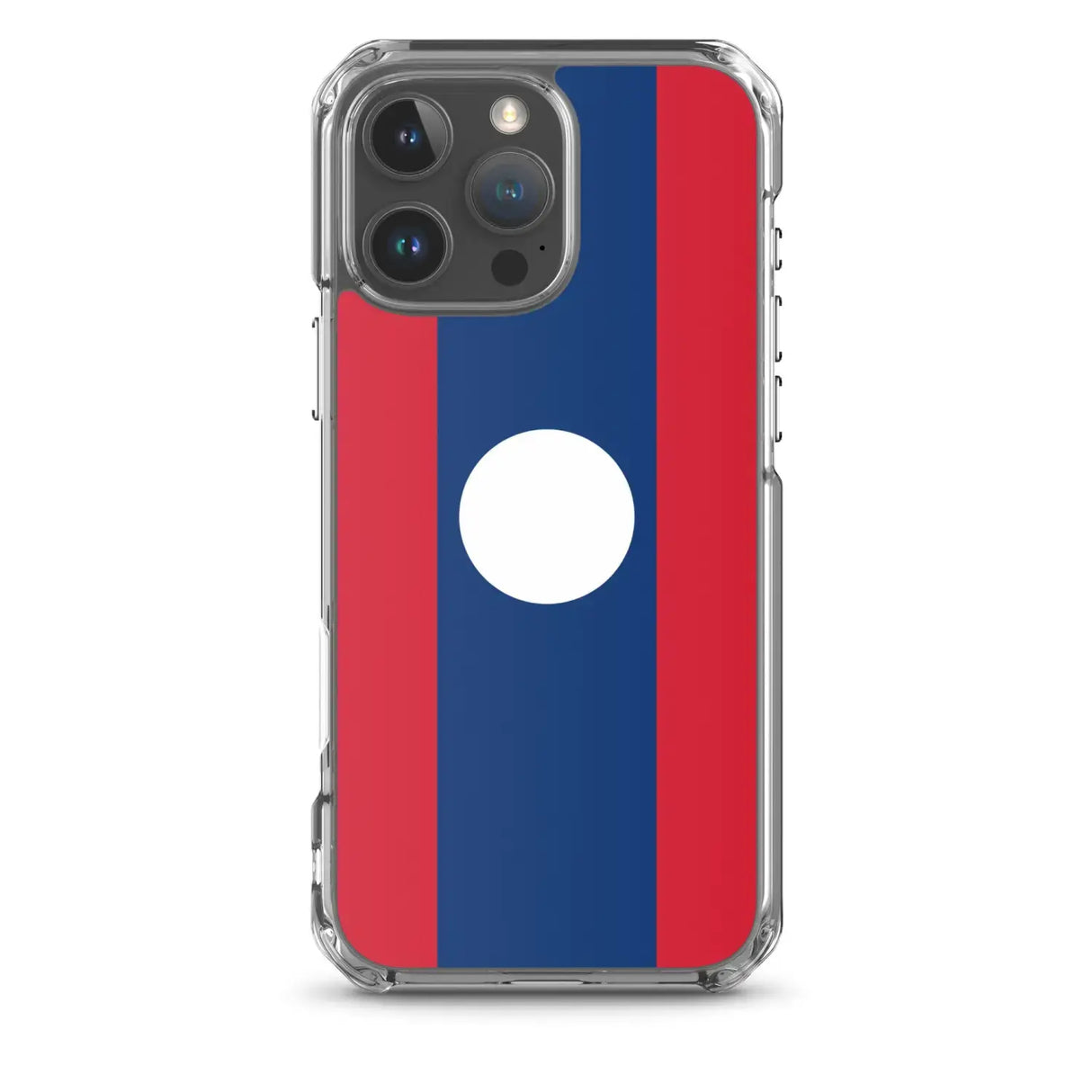 Coque iphone drapeau laos souple antichoc transparente