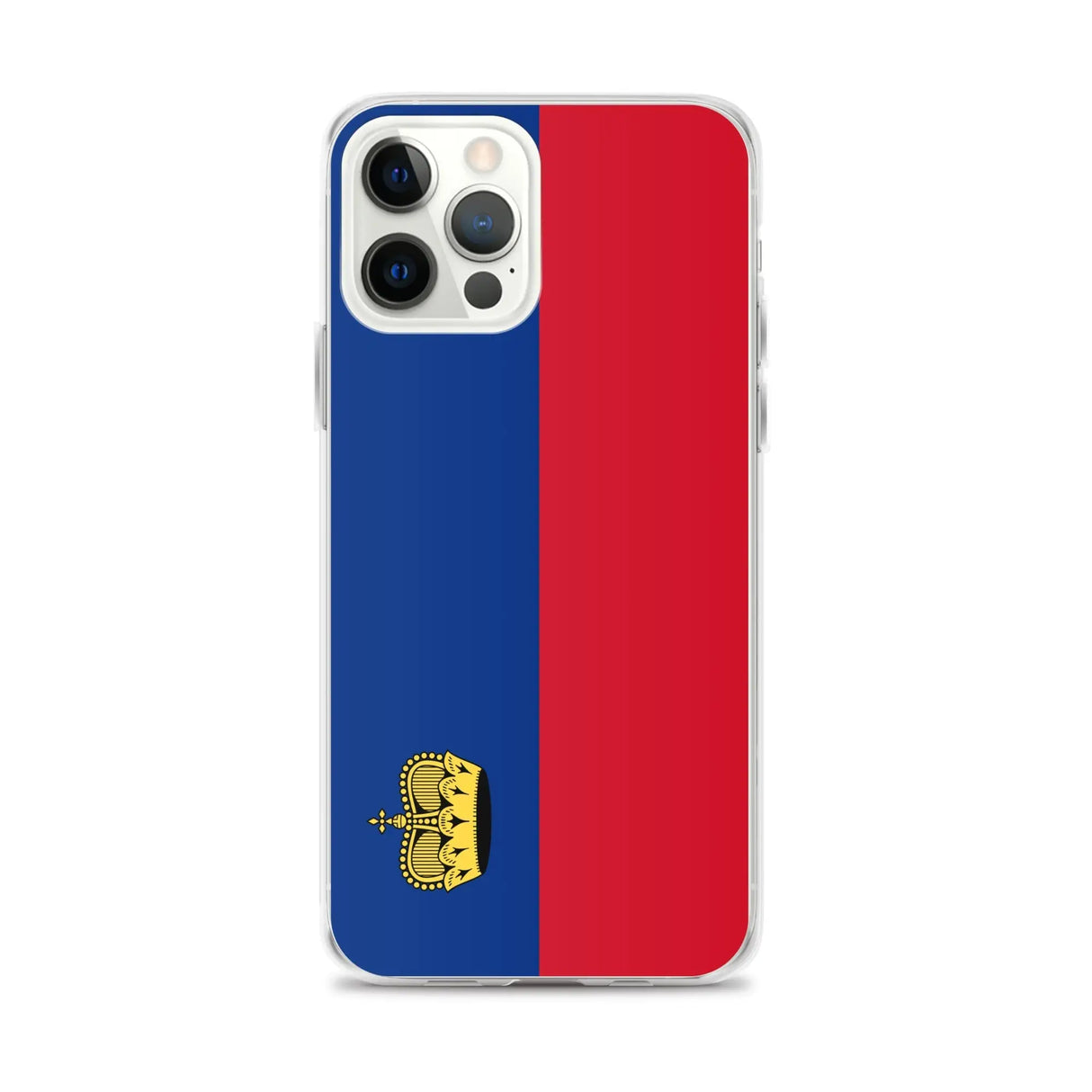 Coque iphone drapeau liechtenstein souple antichoc transparente