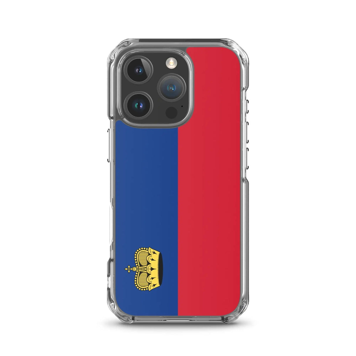 Coque iphone drapeau liechtenstein souple antichoc transparente