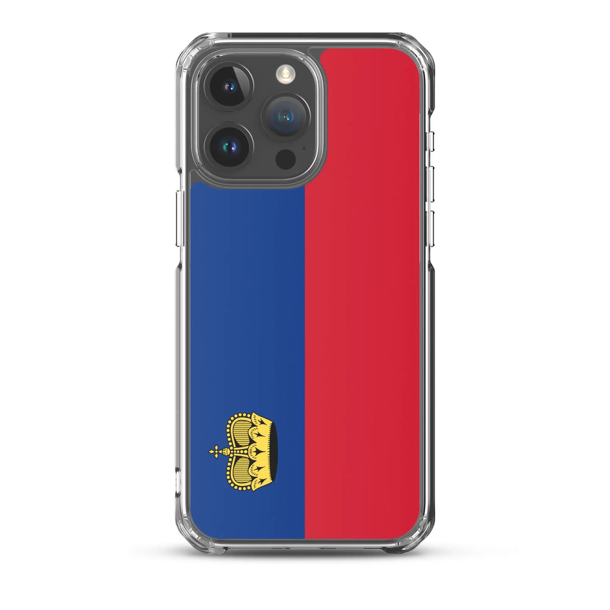 Coque iphone drapeau liechtenstein souple antichoc transparente