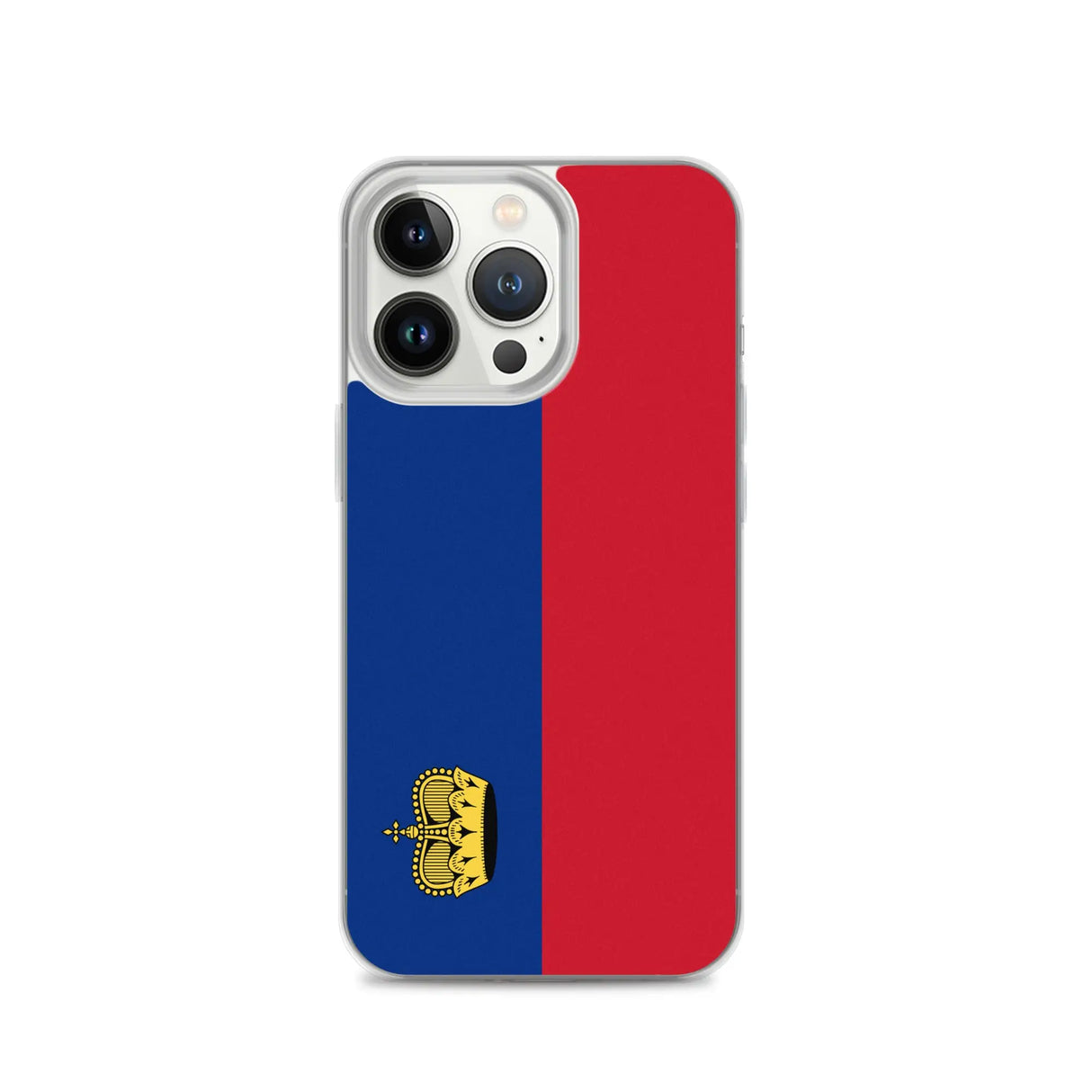 Coque iphone drapeau liechtenstein souple antichoc transparente