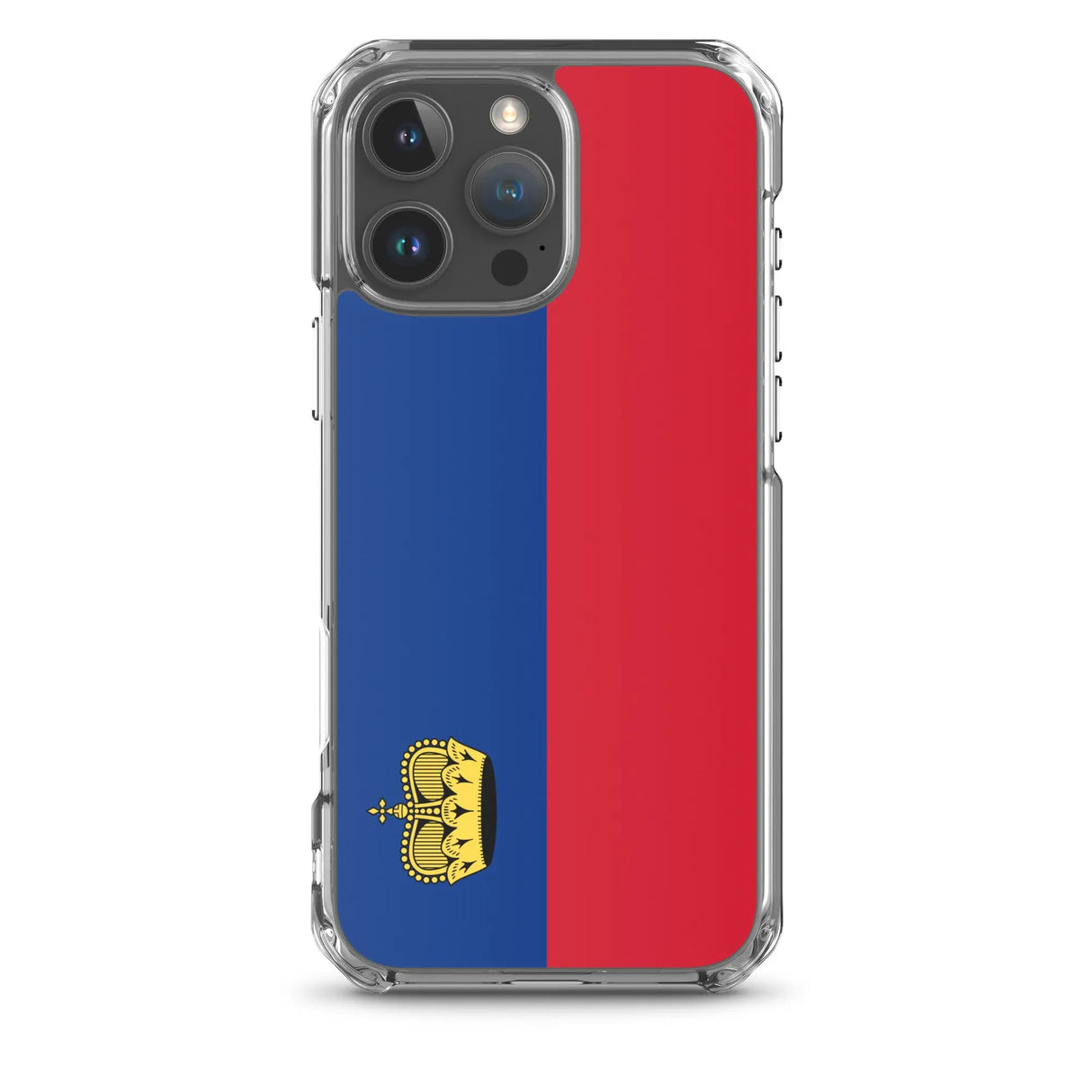 Coque iphone drapeau liechtenstein souple antichoc transparente