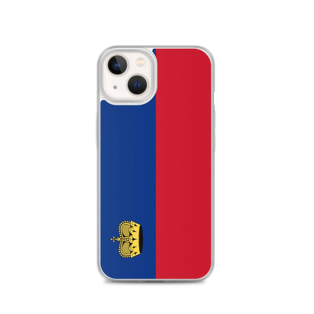 Coque iphone drapeau liechtenstein souple antichoc transparente