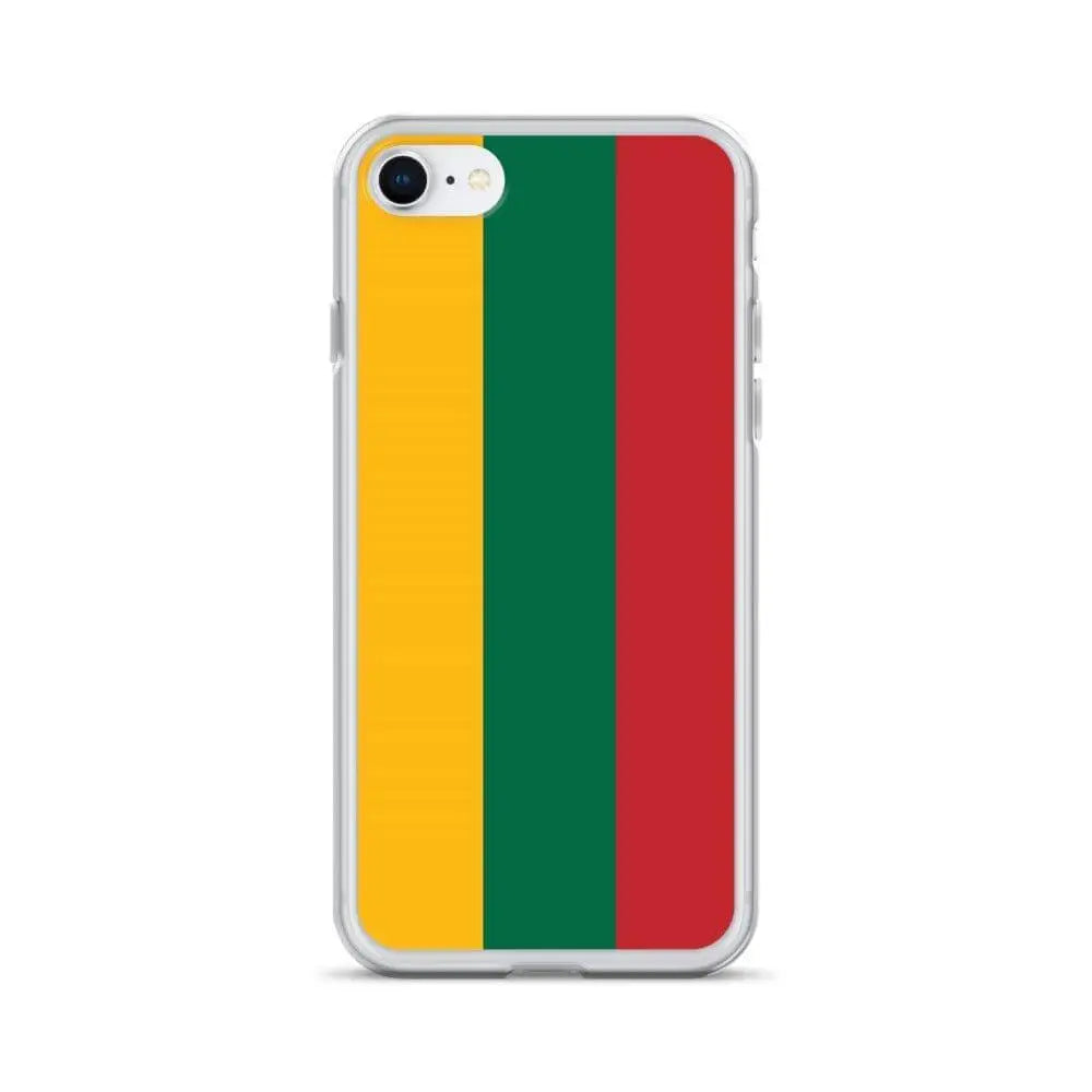 Coque iphone drapeau lituanie souple résistante antichoc
