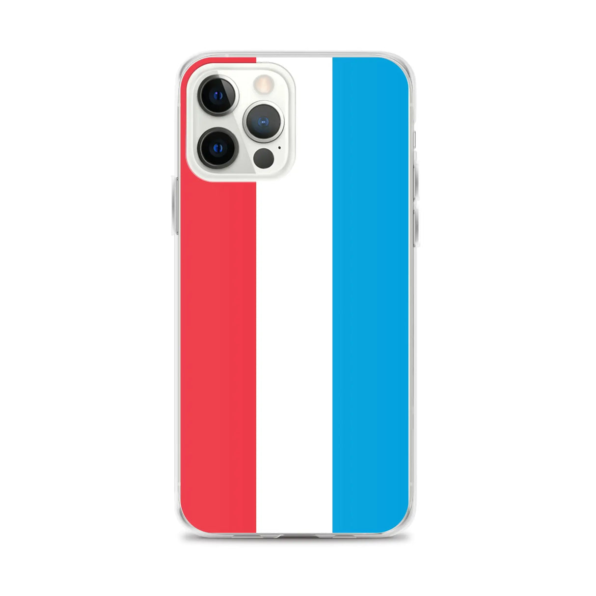 Coque iphone drapeau luxembourg souple antichoc transparente