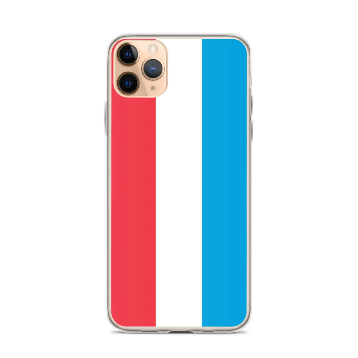 Coque iphone drapeau luxembourg souple antichoc transparente