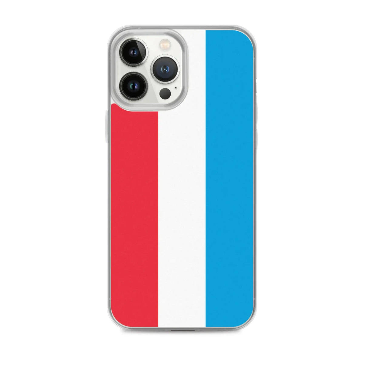 Coque iphone drapeau luxembourg souple antichoc transparente