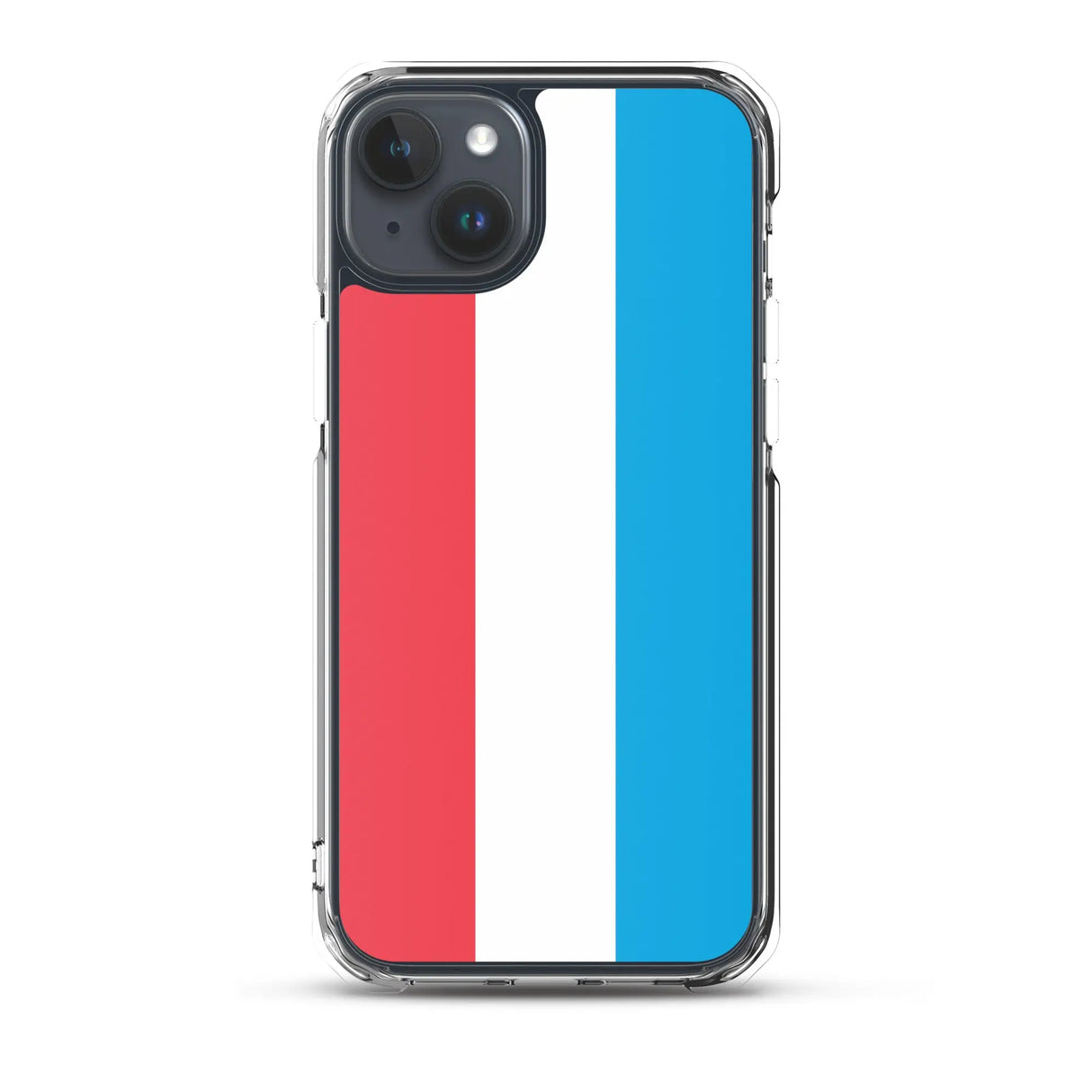 Coque iphone drapeau luxembourg souple antichoc transparente