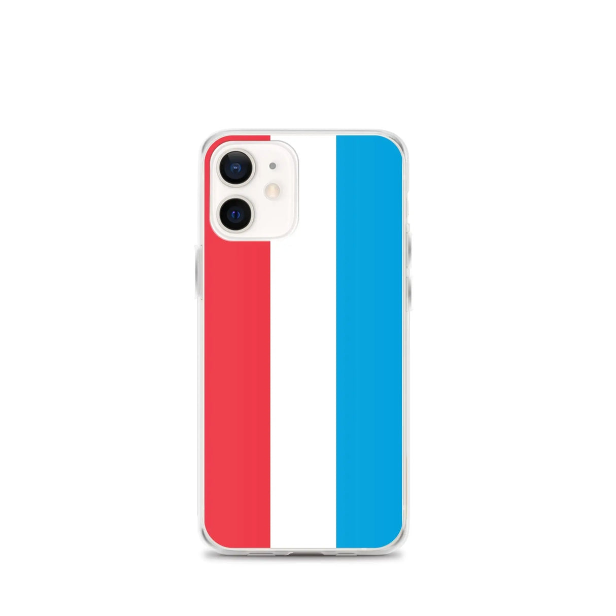 Coque iphone drapeau luxembourg souple antichoc transparente