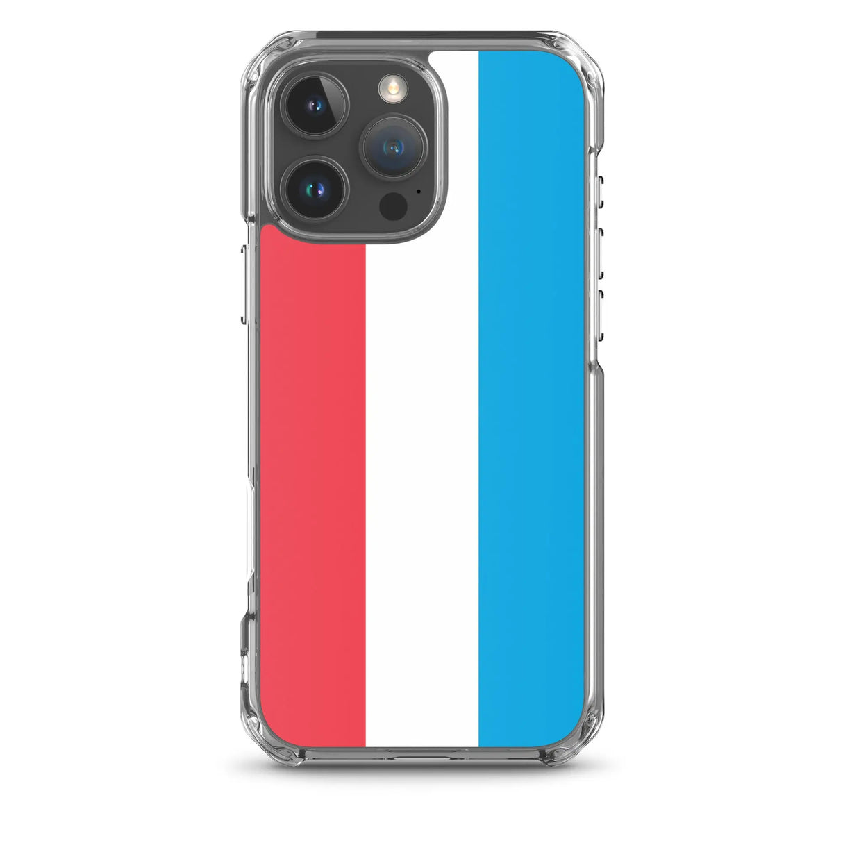 Coque iphone drapeau luxembourg souple antichoc transparente