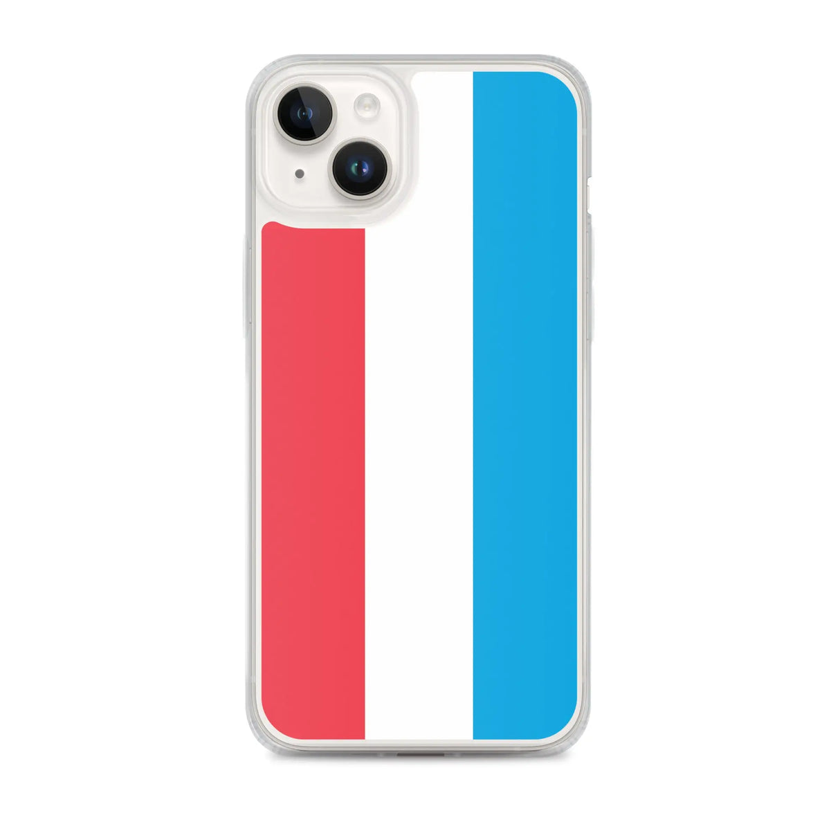 Coque iphone drapeau luxembourg souple antichoc transparente