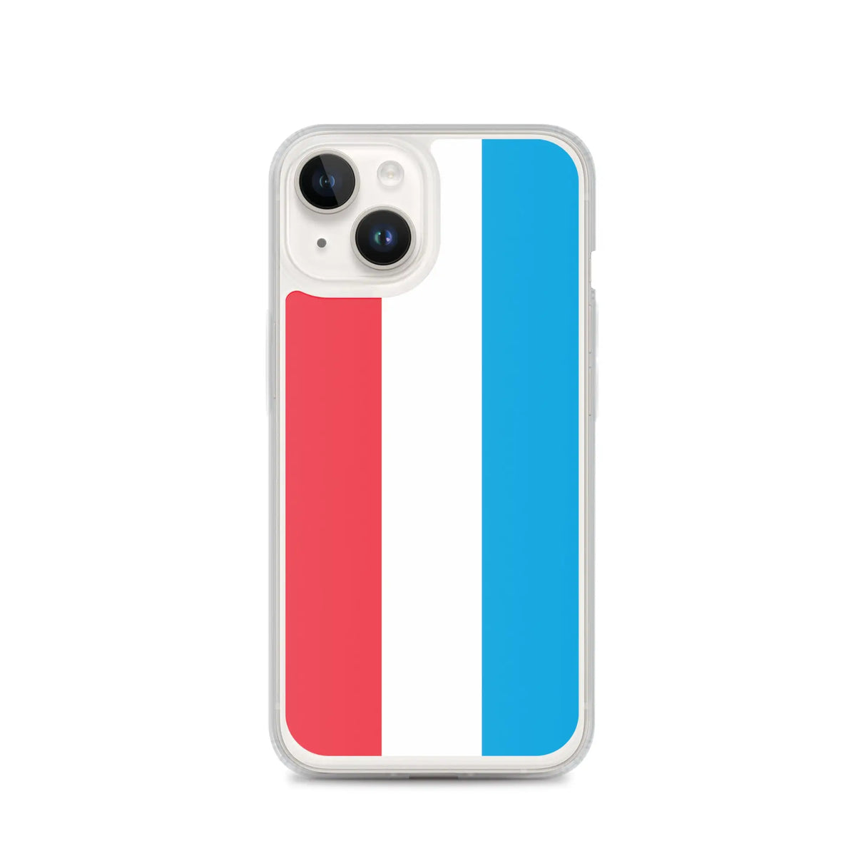Coque iphone drapeau luxembourg souple antichoc transparente