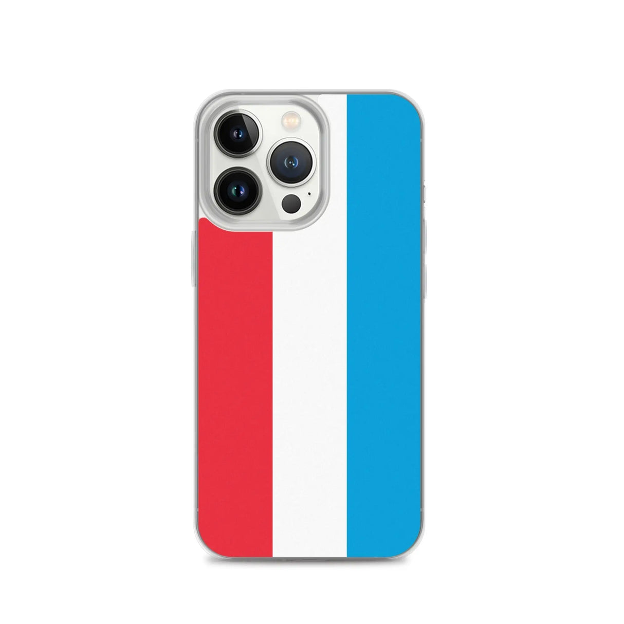 Coque iphone drapeau luxembourg souple antichoc transparente