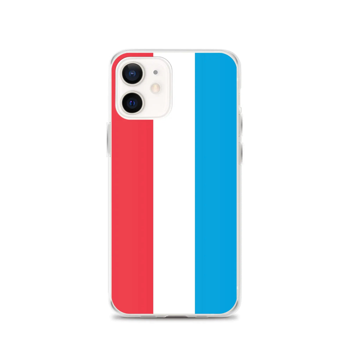 Coque iphone drapeau luxembourg souple antichoc transparente
