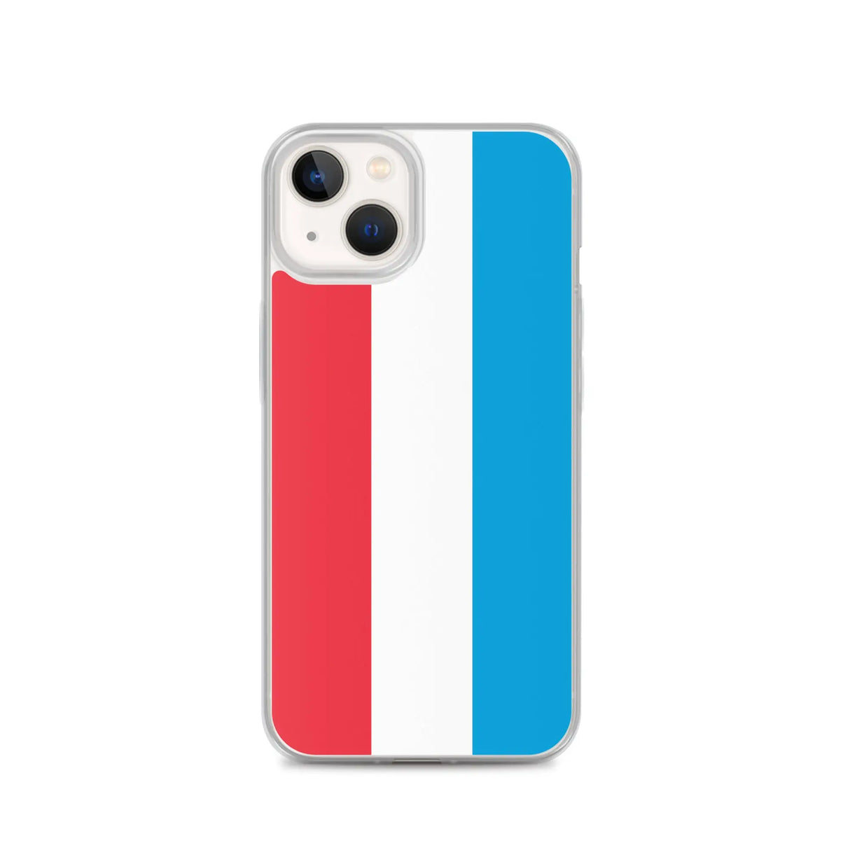 Coque iphone drapeau luxembourg souple antichoc transparente