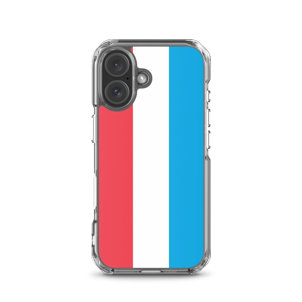 Coque iphone drapeau luxembourg souple antichoc transparente