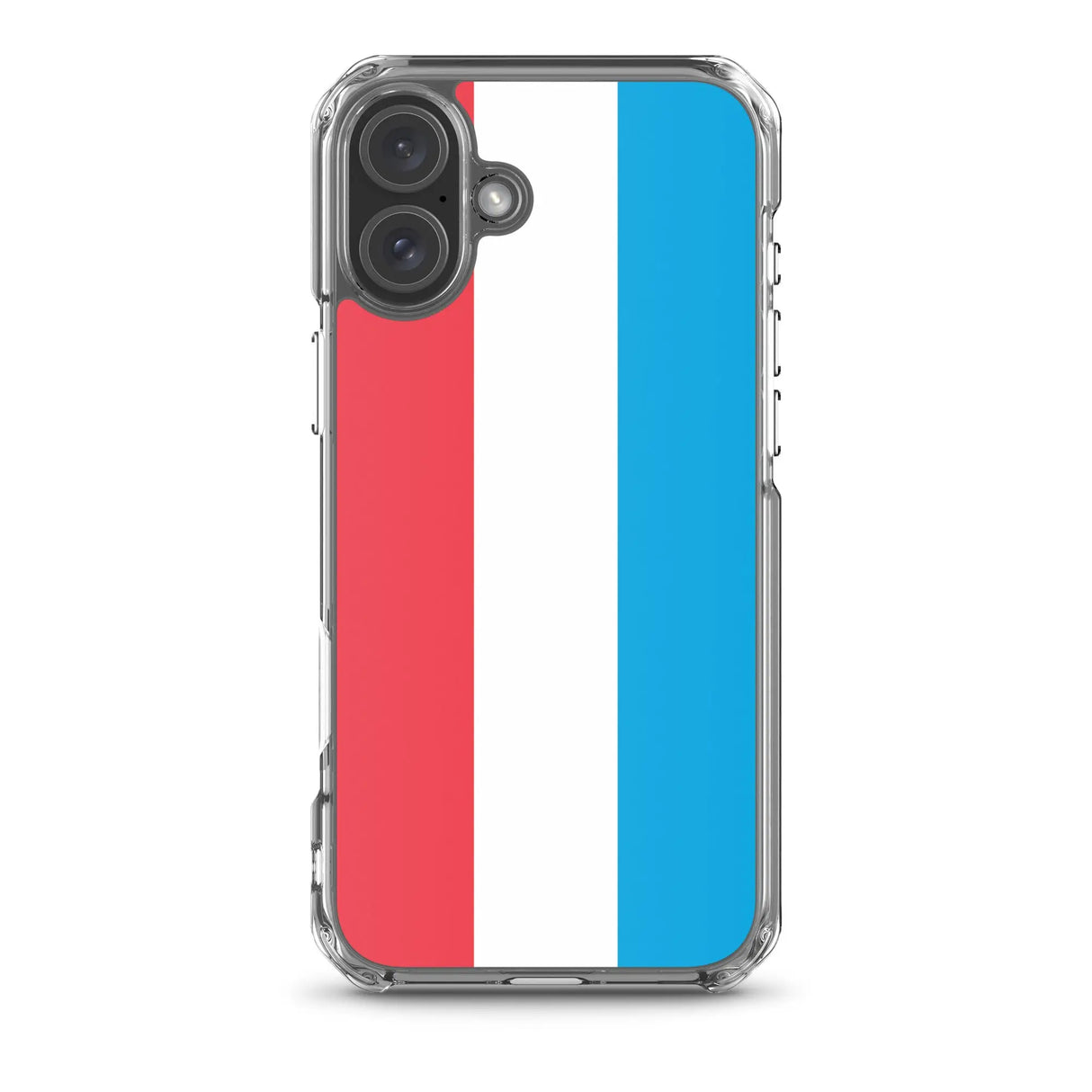 Coque iphone drapeau luxembourg souple antichoc transparente