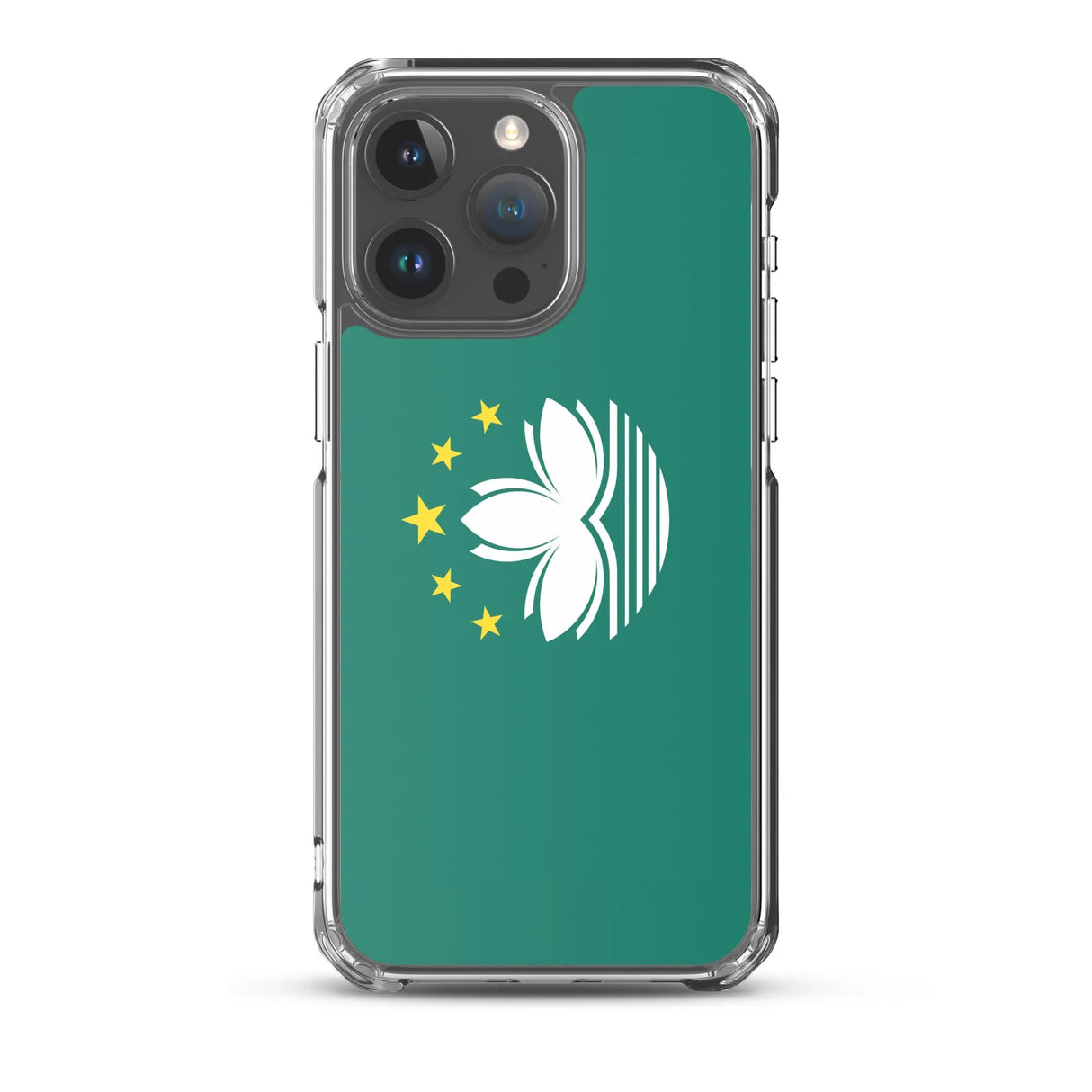 Coque iphone drapeau macao souple antichoc transparente