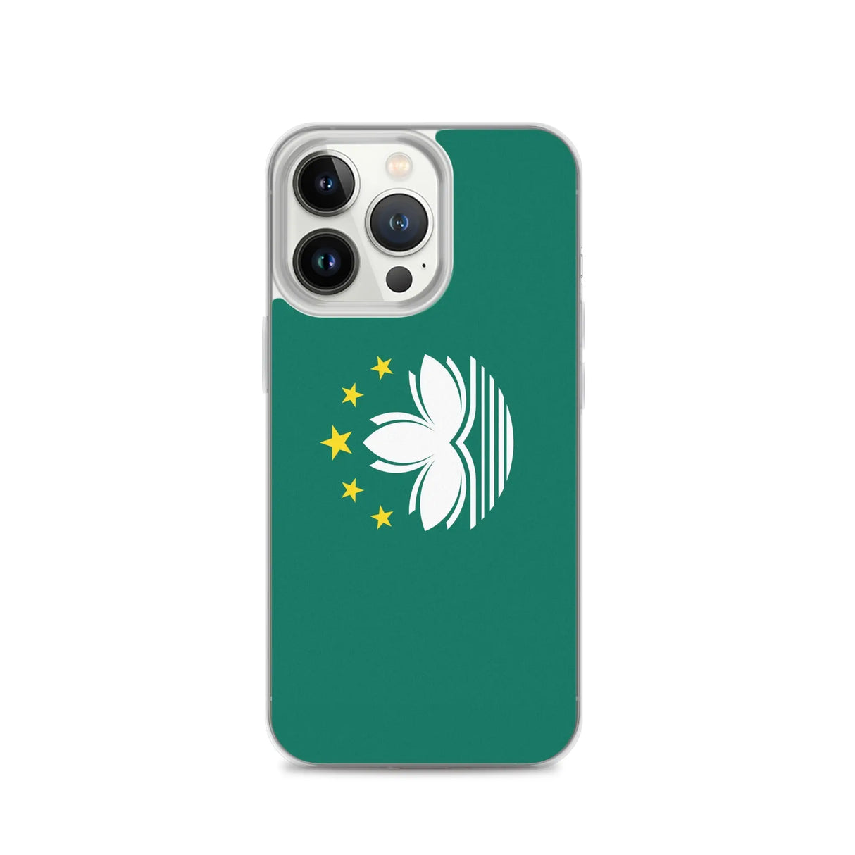 Coque iphone drapeau macao souple antichoc transparente