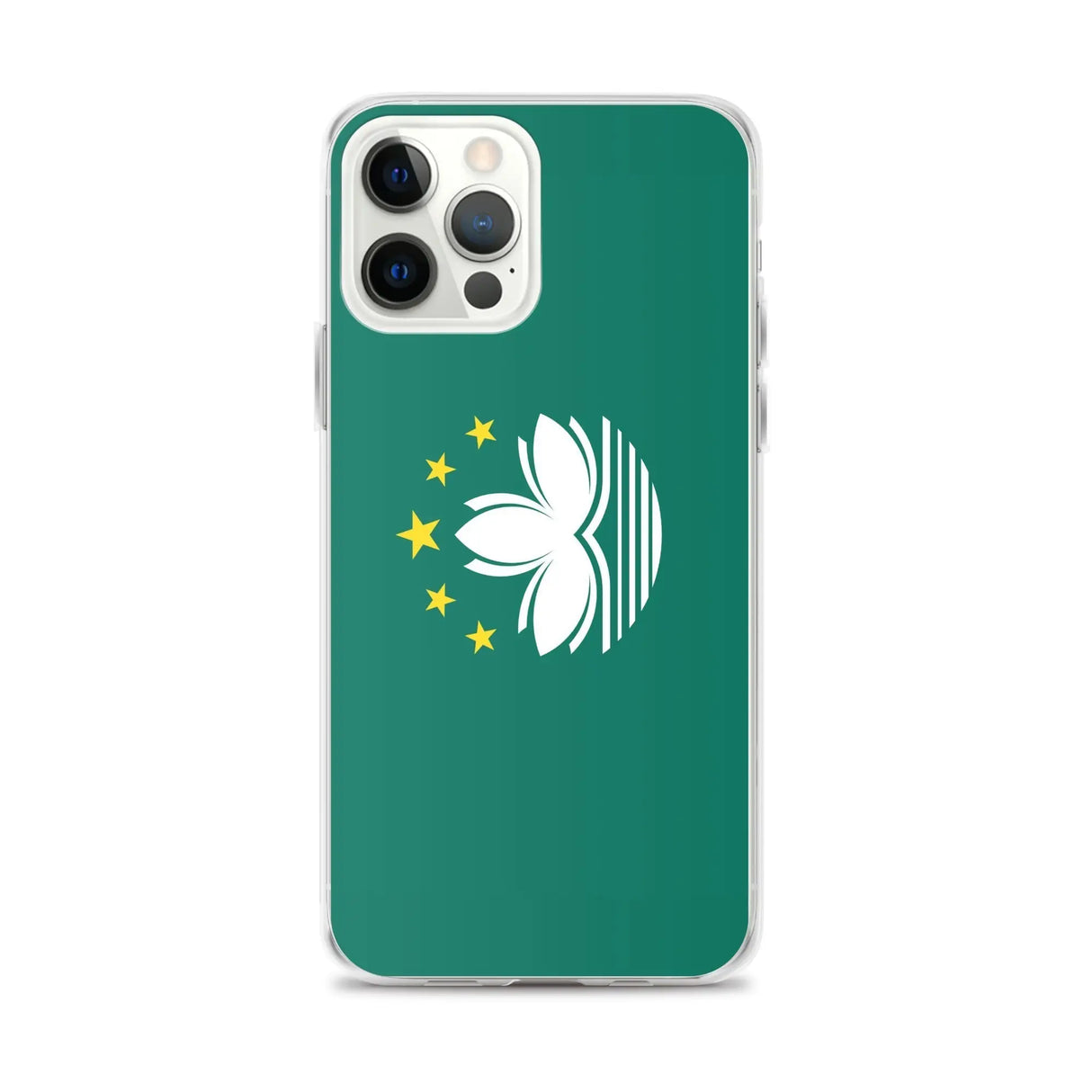 Coque iphone drapeau macao souple antichoc transparente
