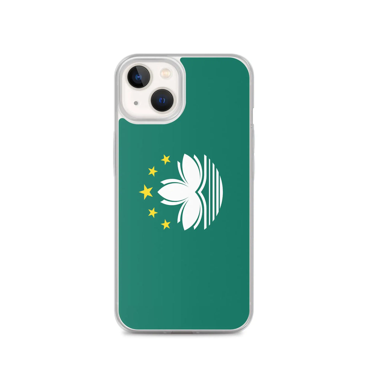 Coque iphone drapeau macao souple antichoc transparente