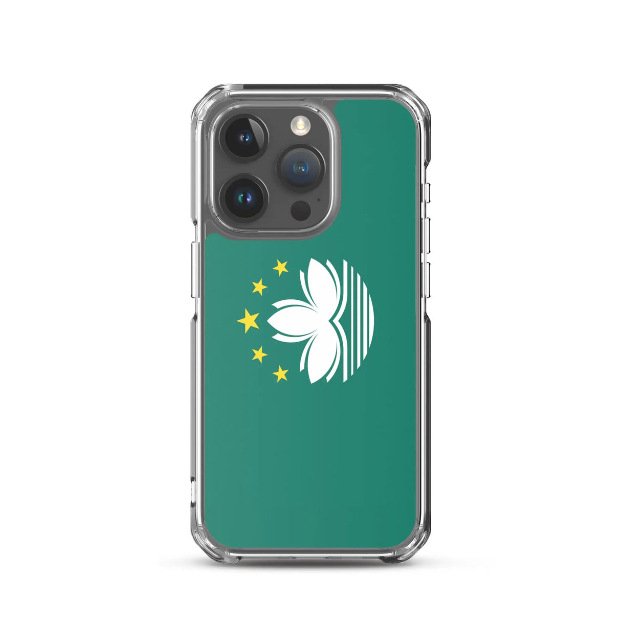 Coque iphone drapeau macao souple antichoc transparente