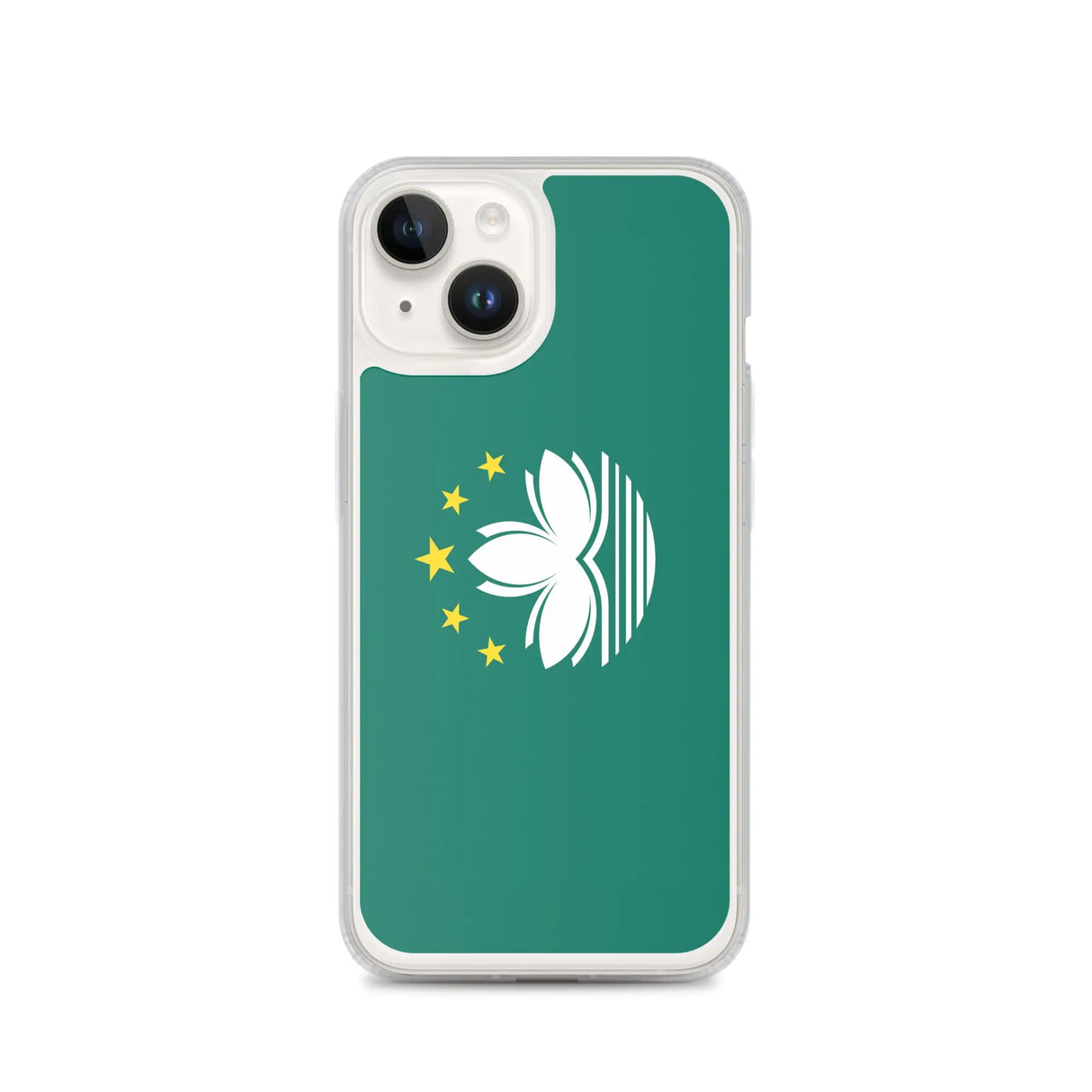 Coque iphone drapeau macao souple antichoc transparente