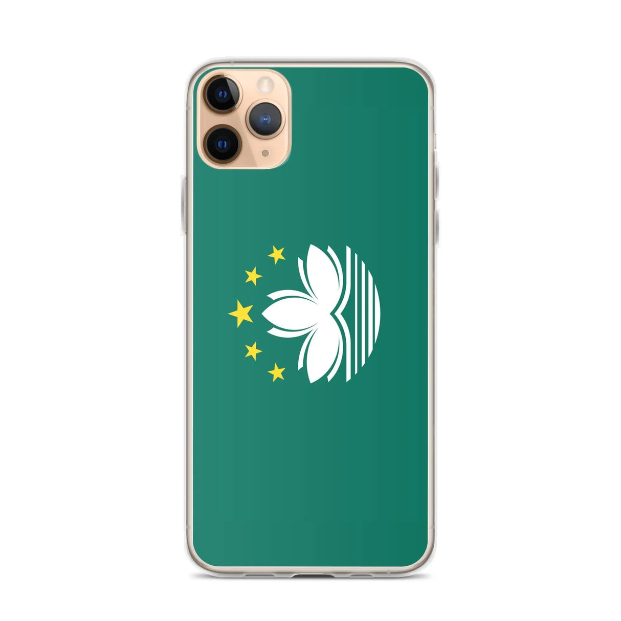 Coque iphone drapeau macao souple antichoc transparente