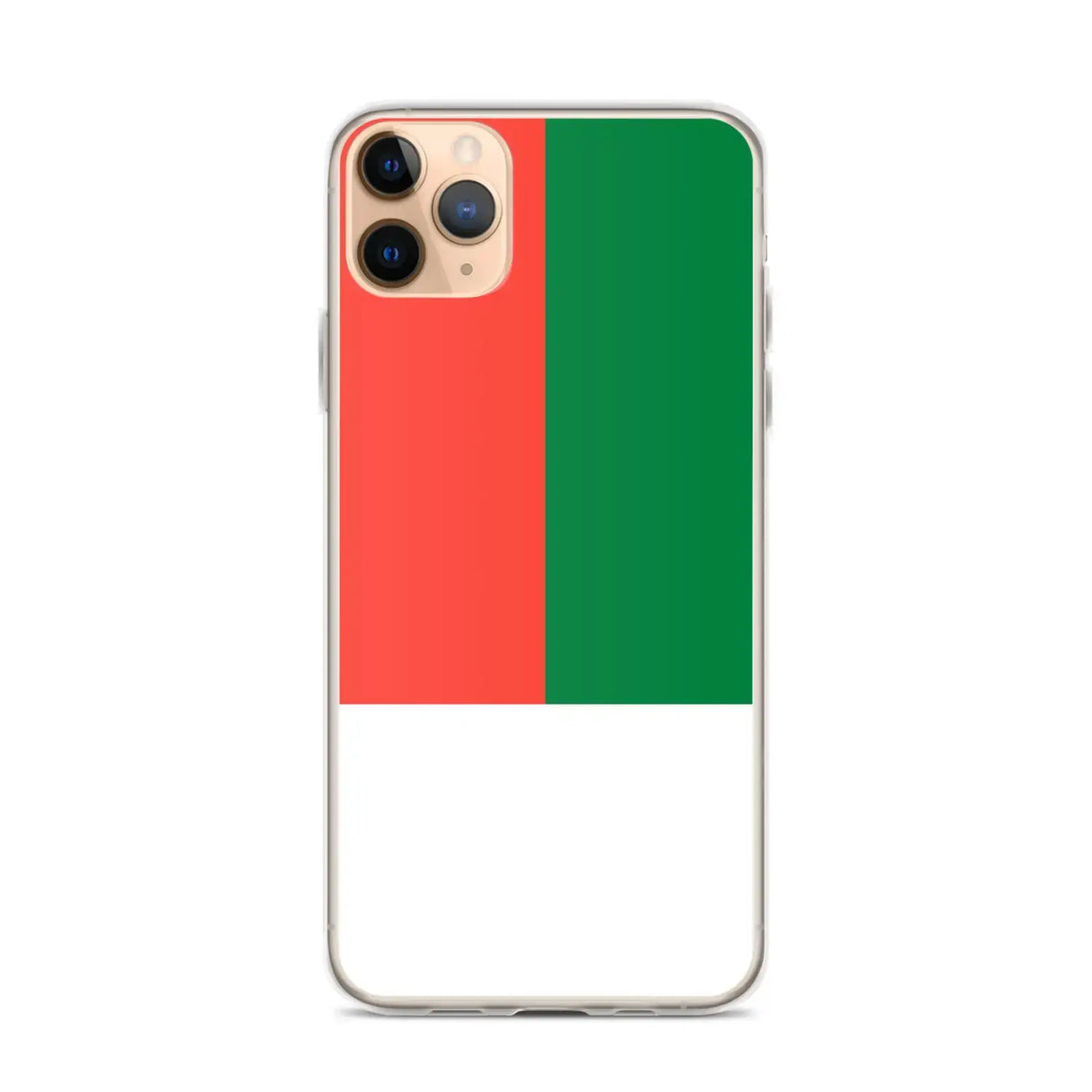 Coque iphone drapeau madagascar souple résistante antichoc