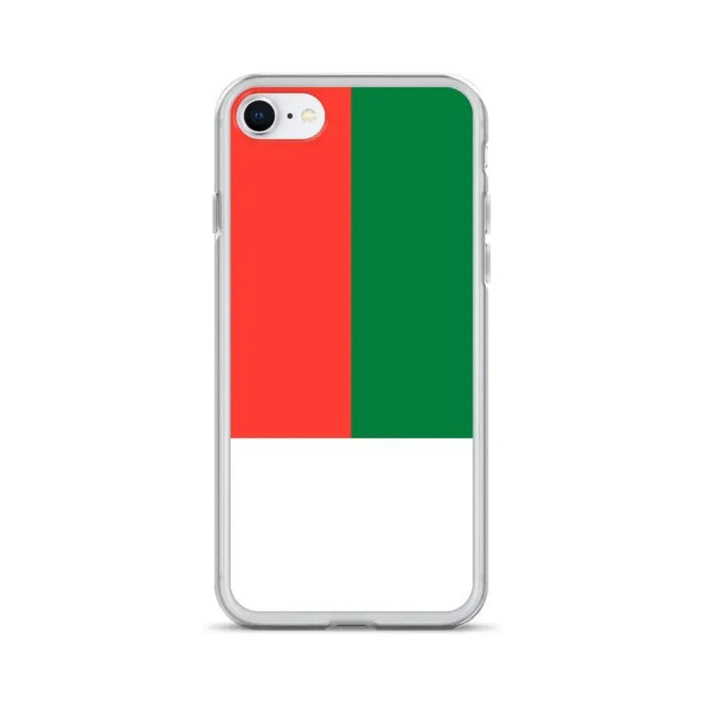 Coque iphone drapeau madagascar souple résistante antichoc