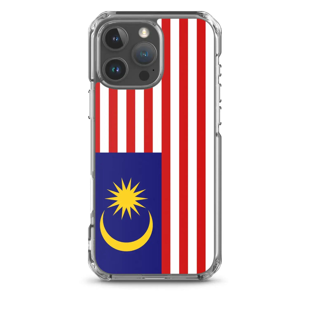 Coque iphone drapeau malaisie souple transparente antichoc
