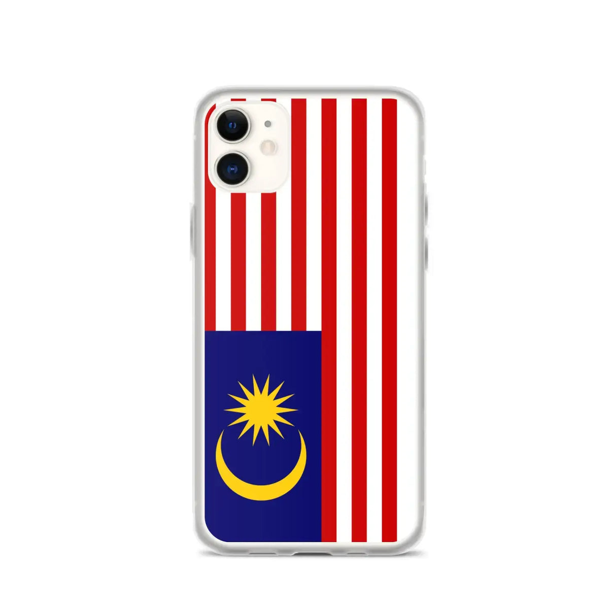 Coque iphone drapeau malaisie souple transparente antichoc