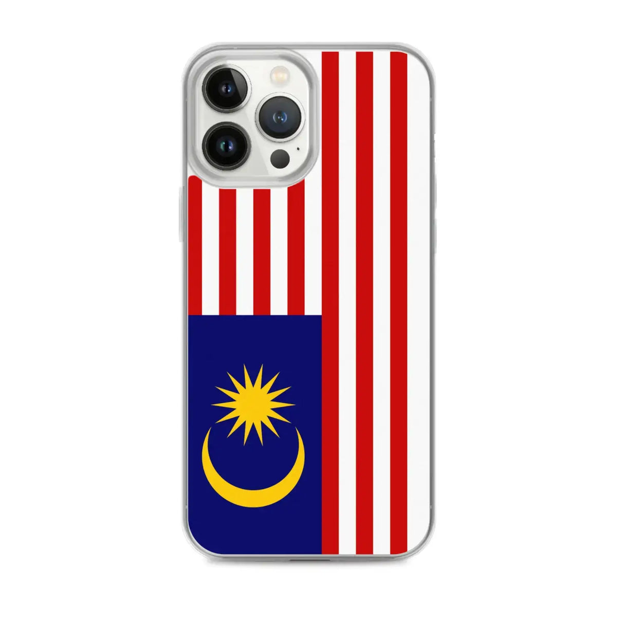 Coque iphone drapeau malaisie souple transparente antichoc
