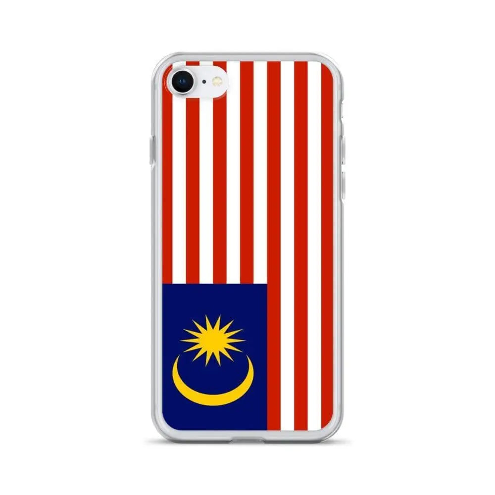 Coque iphone drapeau malaisie souple transparente antichoc