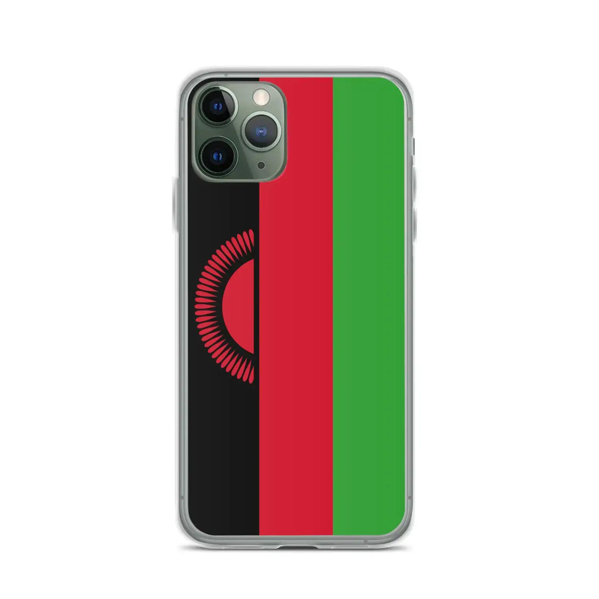 Coque iphone drapeau malawi souple transparente antichoc