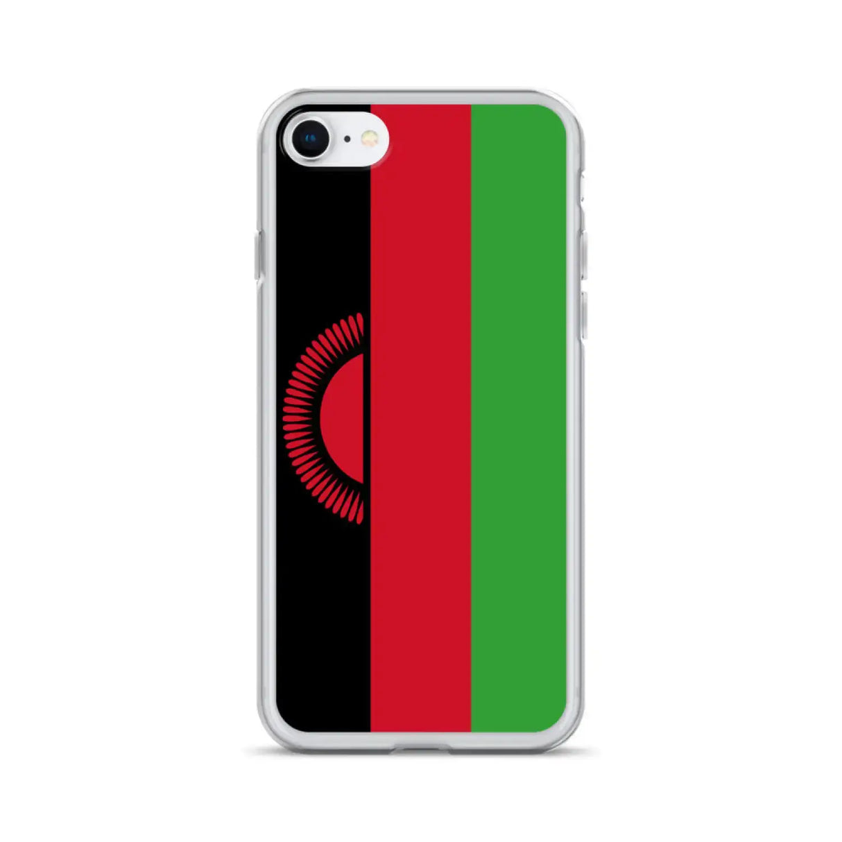 Coque iphone drapeau malawi souple transparente antichoc