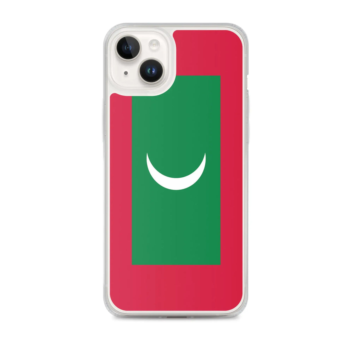 Coque iphone drapeau maldives souple et antichoc transparente