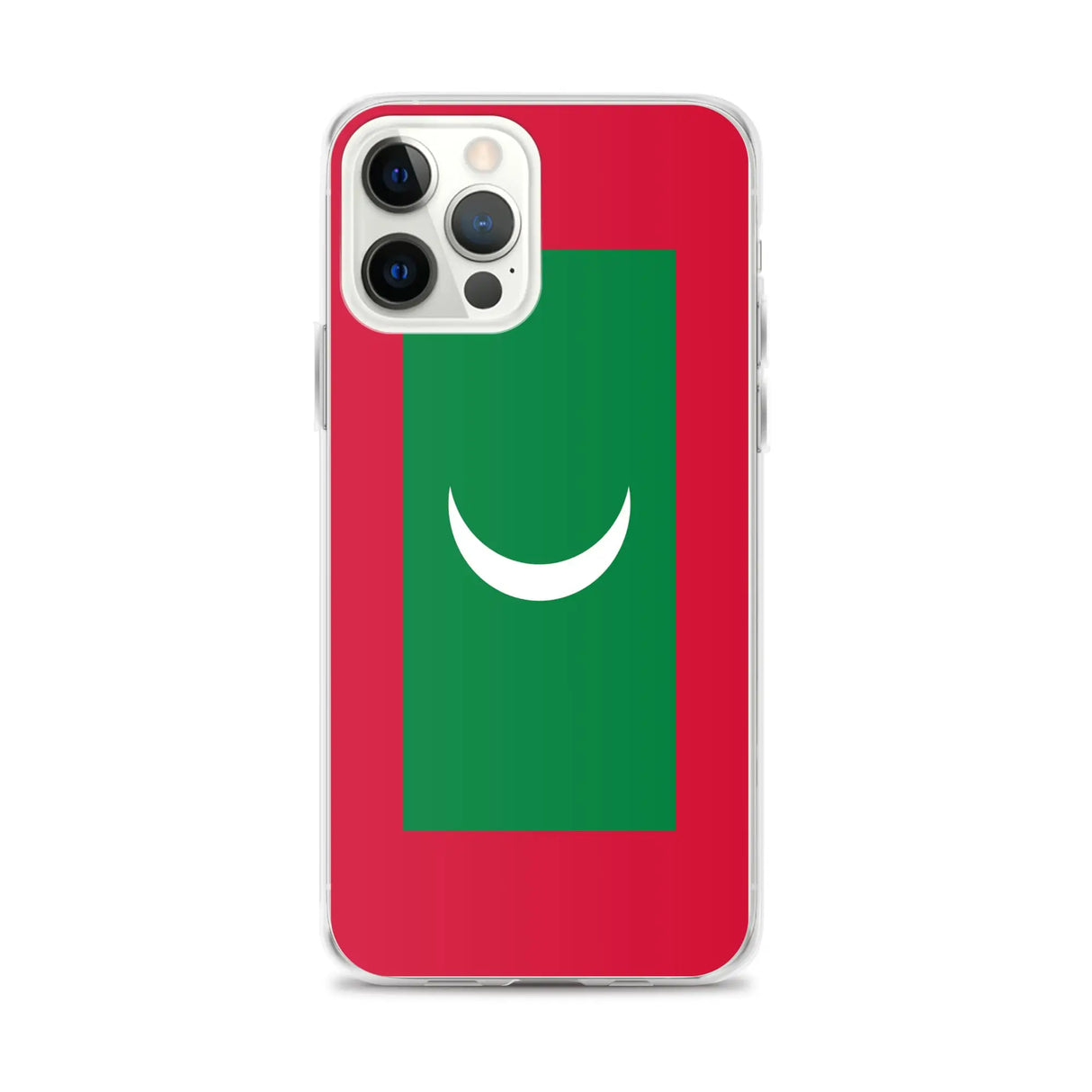 Coque iphone drapeau maldives souple et antichoc transparente